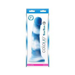 Colours - Pleasures - Yum Yum  8" Dildo - Blue - Dongok - Dildók