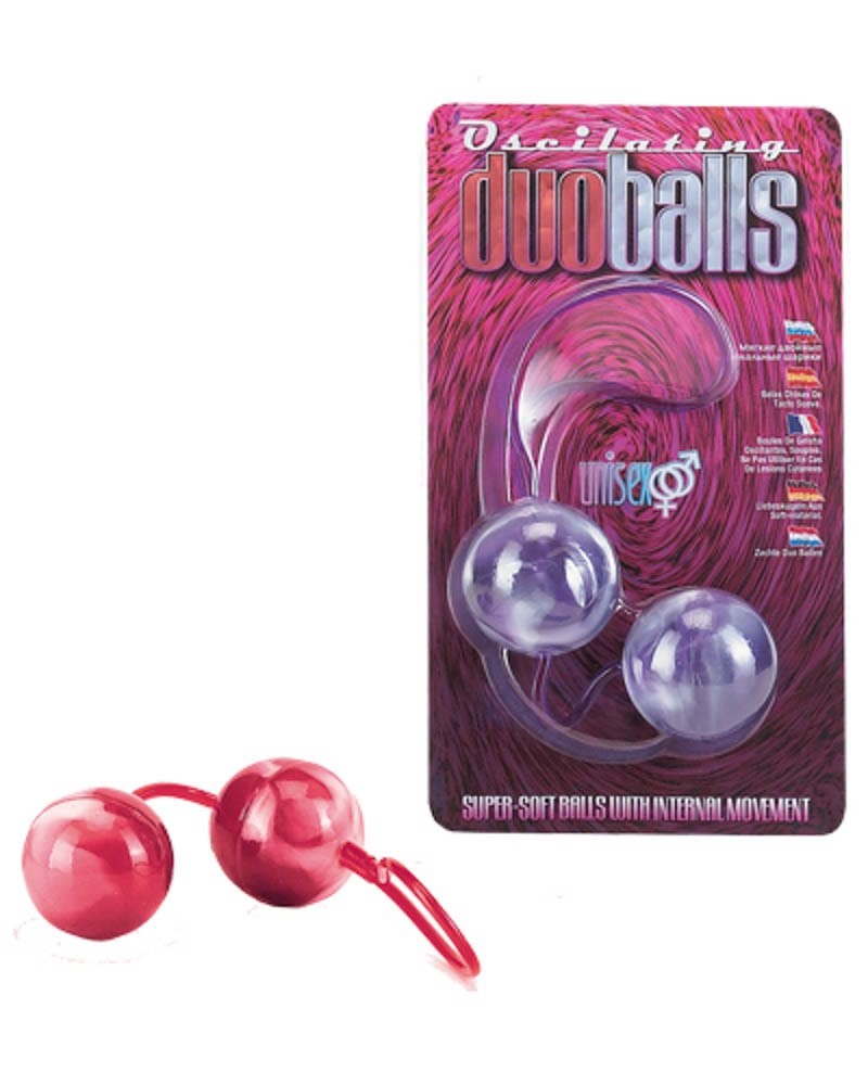 Marbilized Duo Balls Red - Gésa golyók