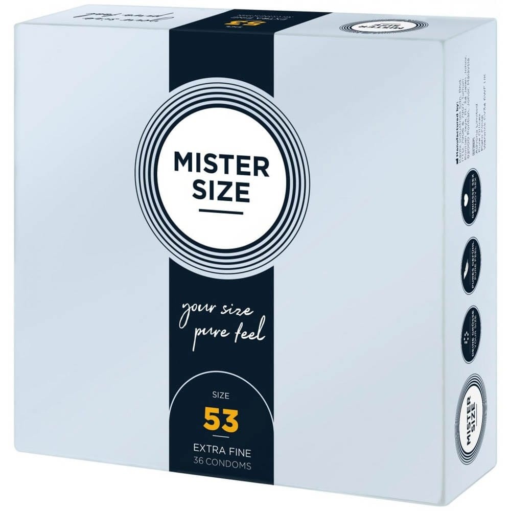 MISTER SIZE 53 mm Condoms 36 pieces - Óvszerek