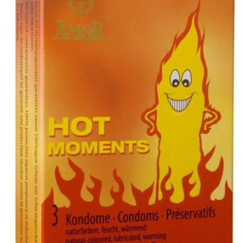 AMOR Hot Moments / 3 pcs content - Óvszerek