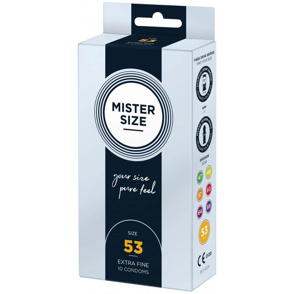 MISTER SIZE 53 mm Condoms 10 pieces - Óvszerek
