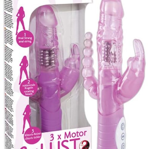 Rabbit Dual Pleasure Pink - Nonfiguratív vibrátorok