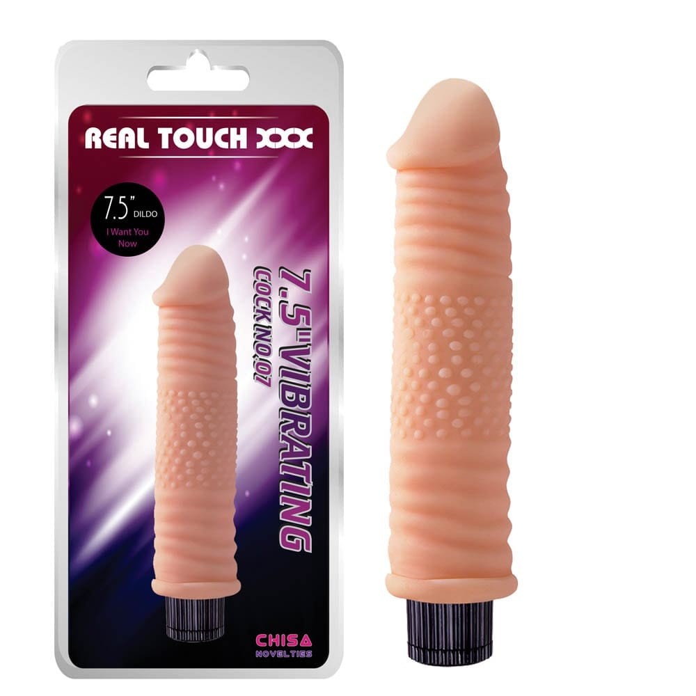Real Touch XXX 7.5 inch Vibrating Cock No.07 - Realisztikus vibrátorok