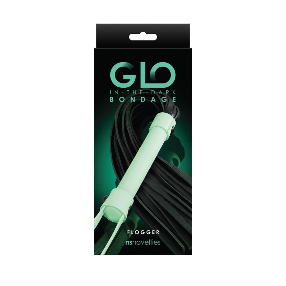 GLO Bondage - Flogger - Green - Korbácsok - Pálcák - Paskolók