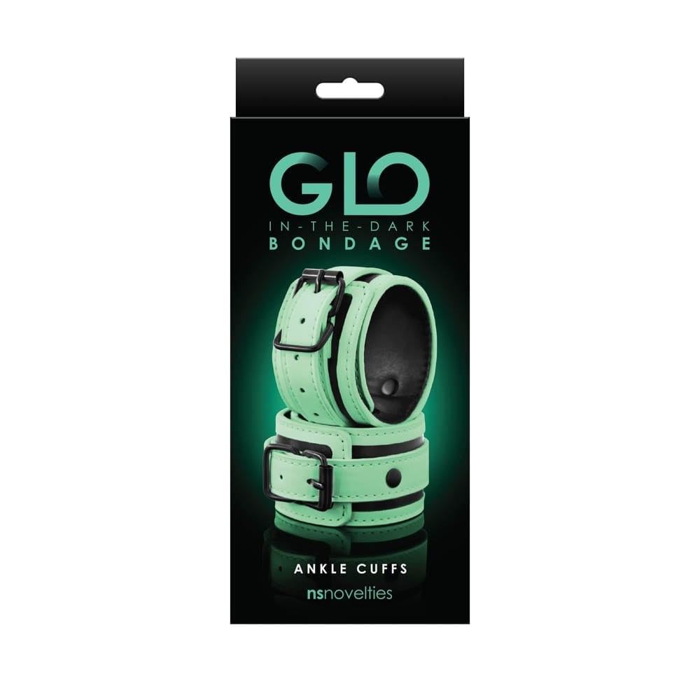 GLO Bondage - Ankle Cuff - Green - Bilincsek - Kötözők
