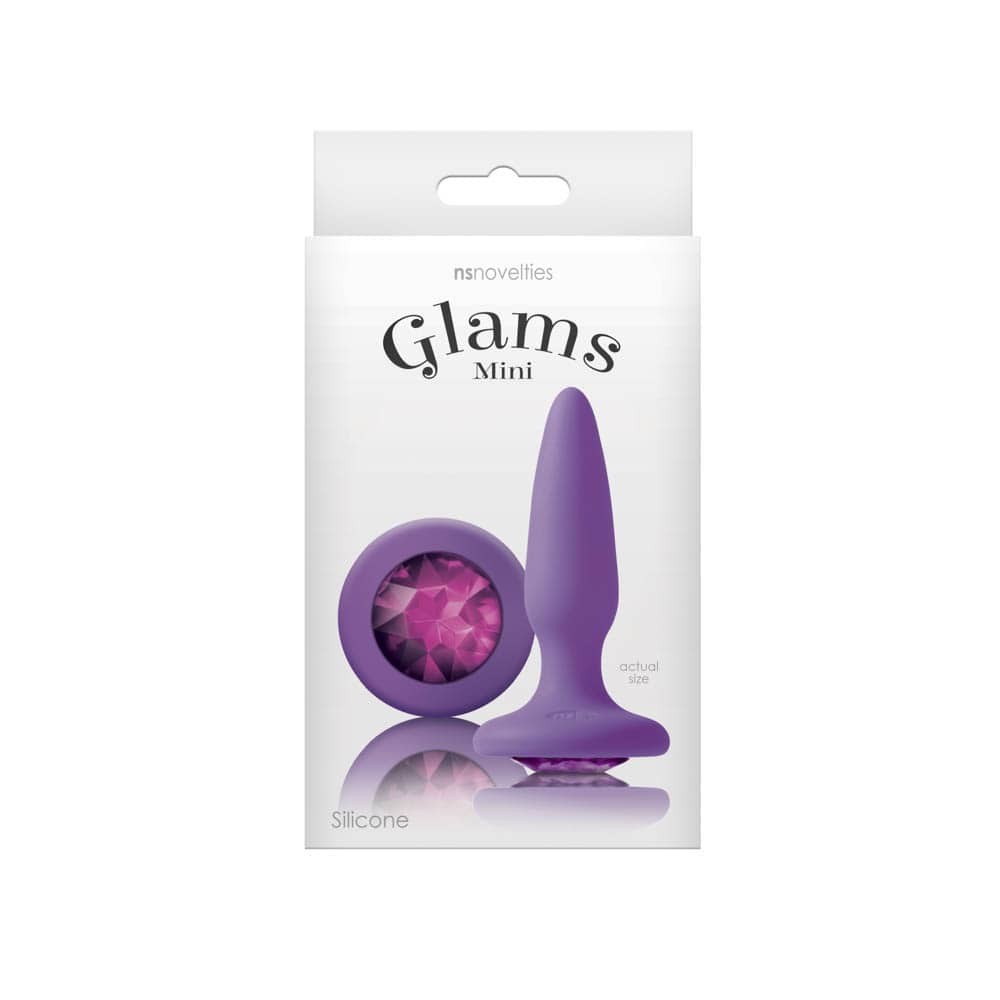 Glams Mini Purple Gem - Fenékdugók