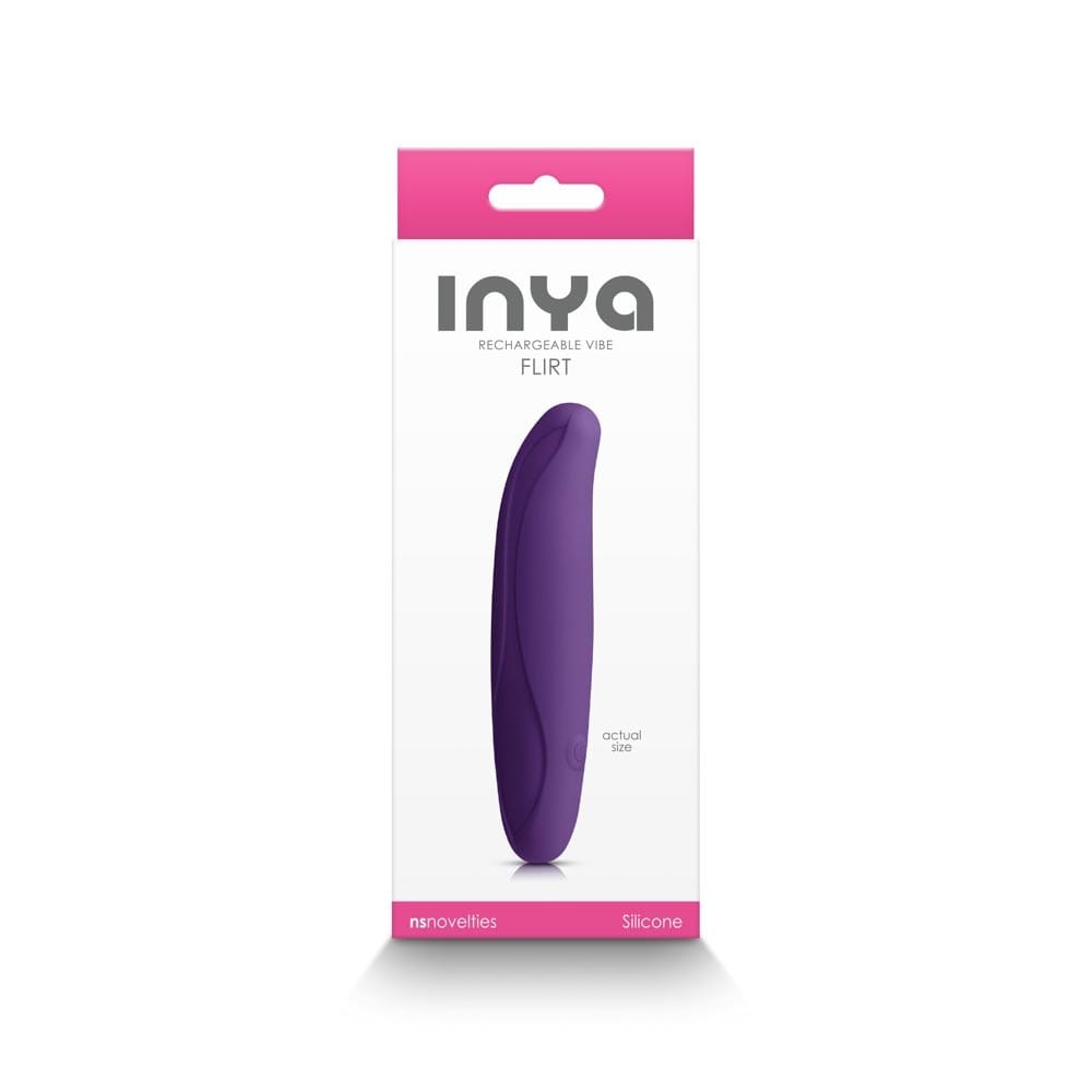INYA-  Flirt - Dark Purple - Mini vibrátorok és tojások