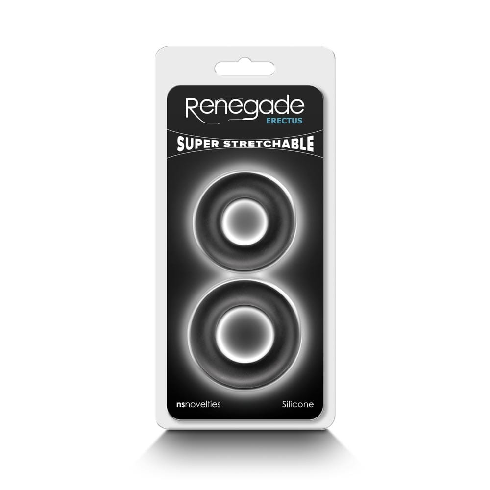 Renegade - Erectus - Black - Péniszgyűrűk - Mandzsetták