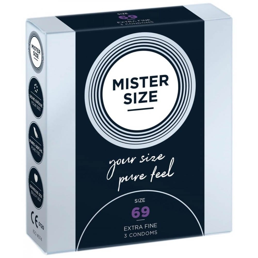 MISTER SIZE 69 mm Condoms 3 pieces - Óvszerek