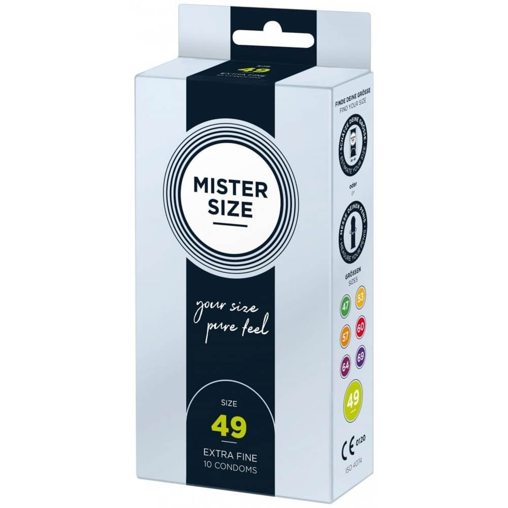 MISTER SIZE 49 mm Condoms 10 pieces - Óvszerek