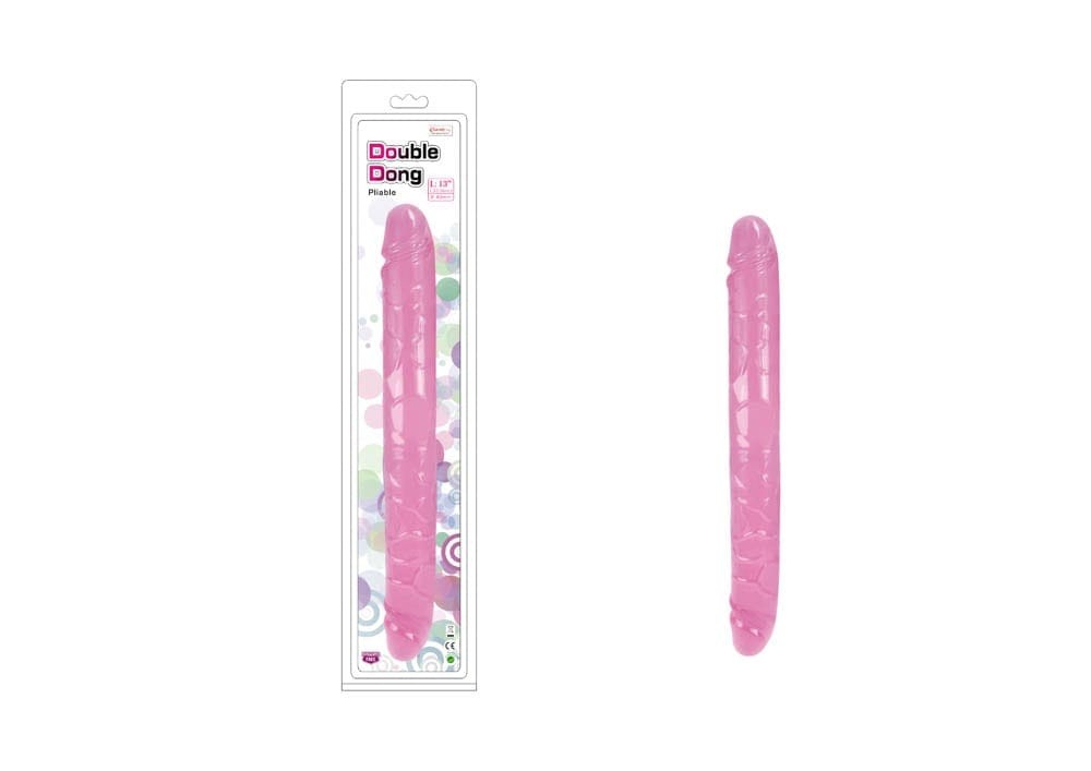 Charmly Pliable Double Dong 13" Pink - Dongok - Dildók