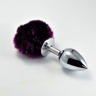 Pompon Metal Plug Small Purple - Fenékdugók