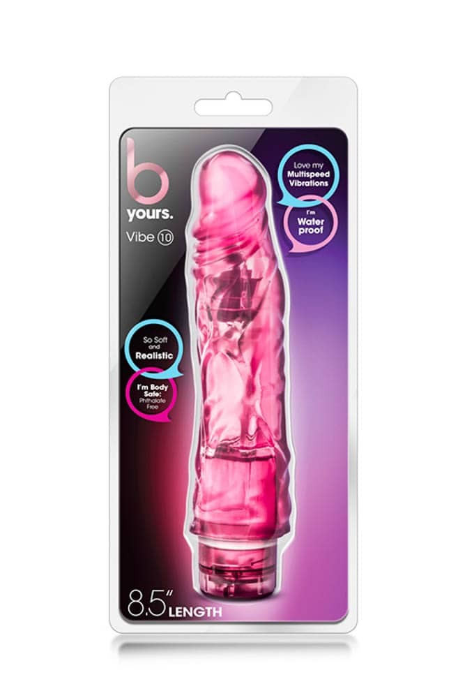B Yours Vibe 10 Pink - Realisztikus vibrátorok