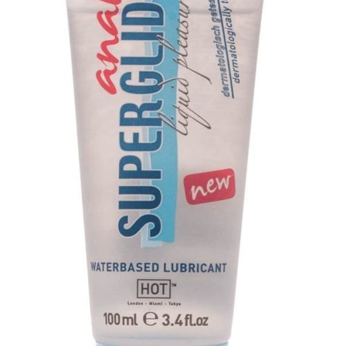 HOT Anal Superglide Liquid Pleasure - waterbased lubricant 100 ml - Vízbázisú síkosítók