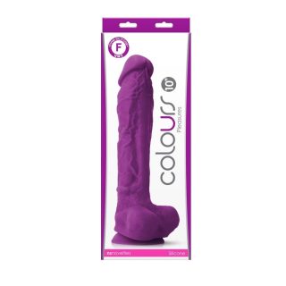 Colours - Pleasures - 10" Dildo - Purple - Dongok - Dildók