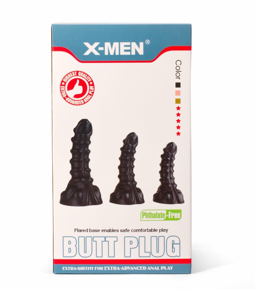 X-MEN Monster Plug 3 M - Fenékdugók