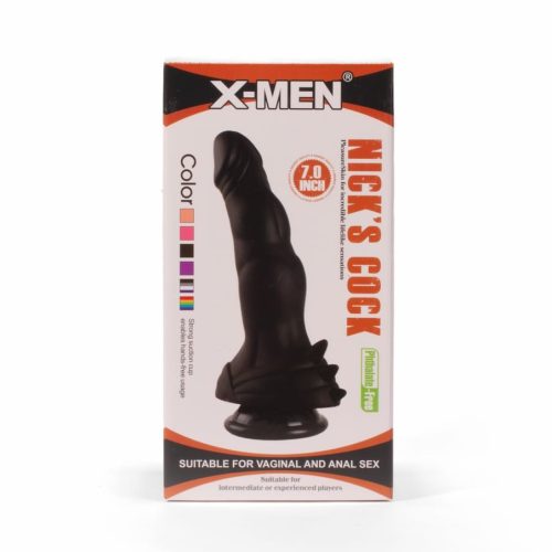 X-MEN Nick's 7" Cock Black - Dongok - Dildók