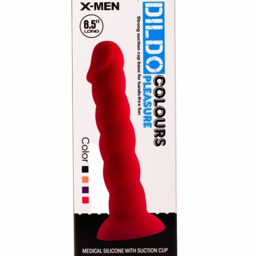 X-MEN 8.5" Dildo Colours Pleasure Black 2 - Dongok - Dildók