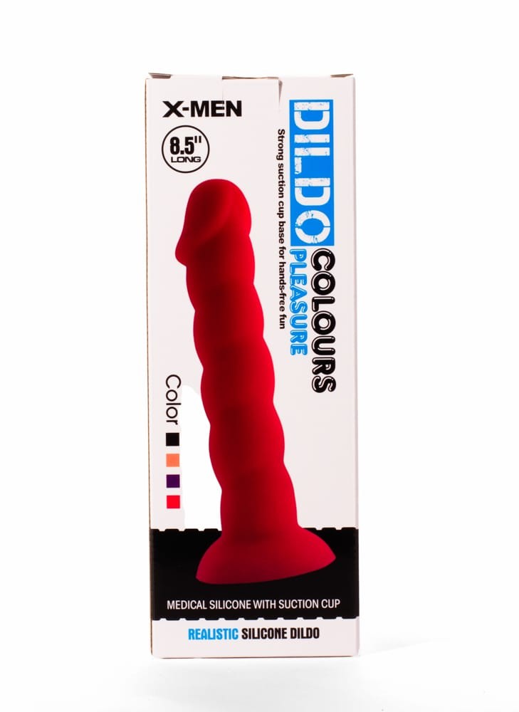 X-MEN 8.5" Dildo Colours Pleasure Flesh 4 - Dongok - Dildók