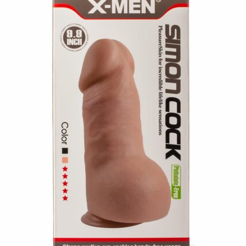 X-Men Simon 9.9" Cock Black - Dongok - Dildók