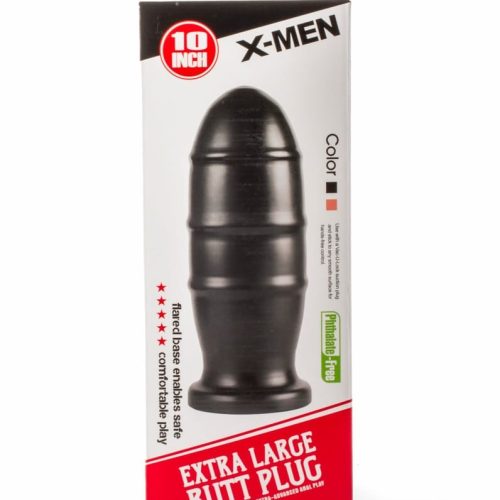 X-Men 10" Extra Large Butt Plug Black I - Fenékdugók