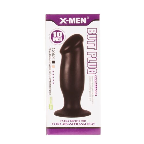 X-MEN 10 inch Butt Plug Black - Fenékdugók