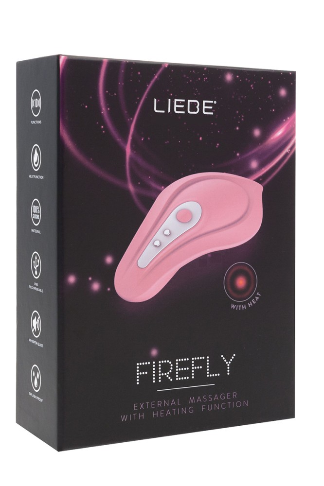 Firefly - Vibrador externo recargable Candy  Pink - Mini vibrátorok és tojások