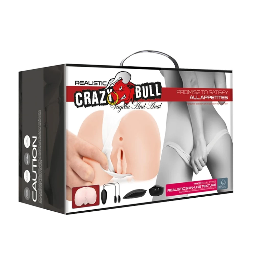 Crazy Bull Realistic Vagina and Anal - Férfi maszturbátorok