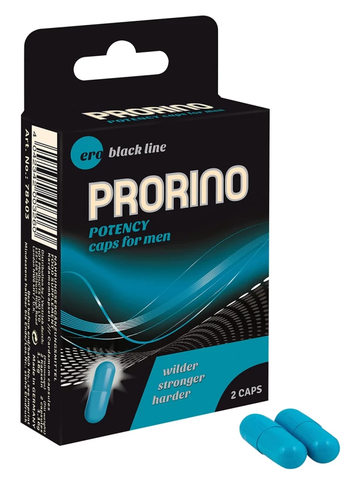 PRORINO Potency Caps for men 2 pcs - Serkentők - Vágyfokozók