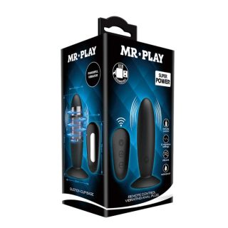 Mr. Play Remote Control Vibrating Anal Plug - Fenékdugók