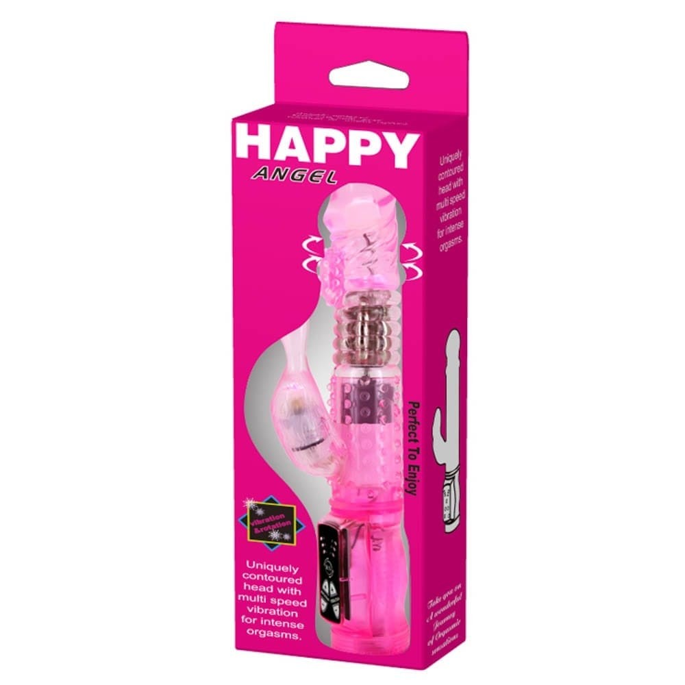 Happy Angel 22 cm Pink - Nonfiguratív vibrátorok