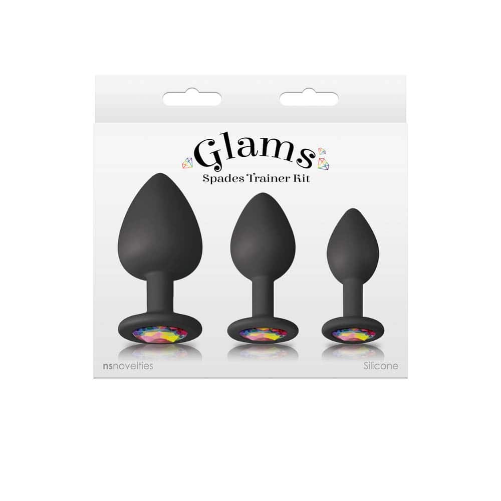 Glams - Spades Trainer Kit - Black - Fenékdugók