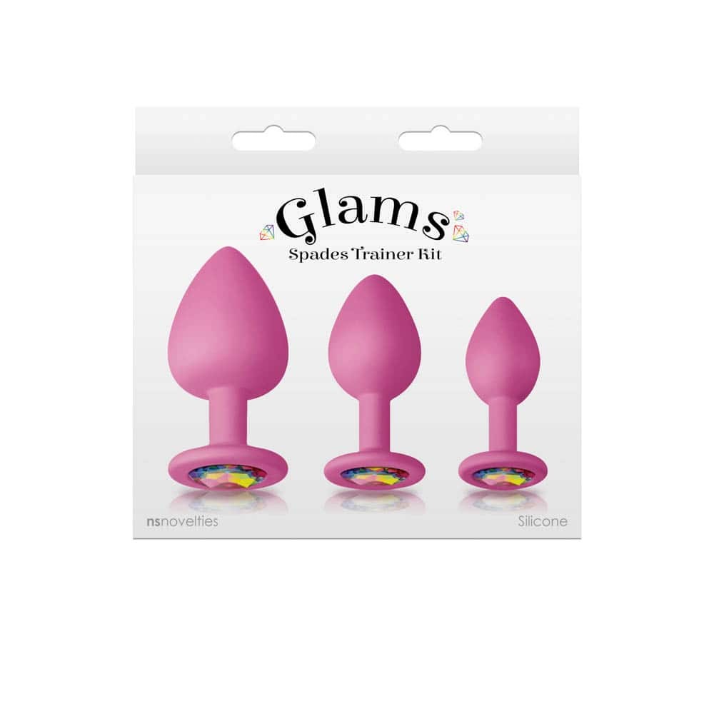 Glams - Spades Trainer Kit - Pink - Fenékdugók