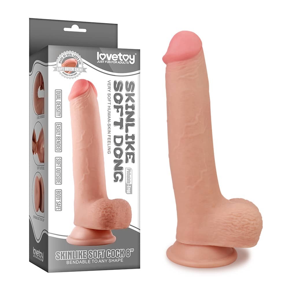 8" Skinlike Soft Dong