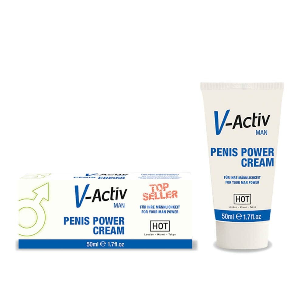 HOT V-Activ penis power cream for men 50 ml - Serkentők - Vágyfokozók