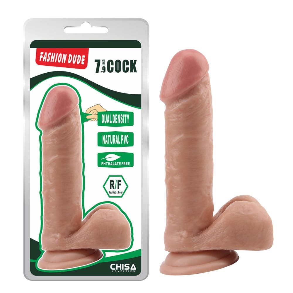 Fashion Dude 7.9 inch Cock Flesh - Dongok - Dildók