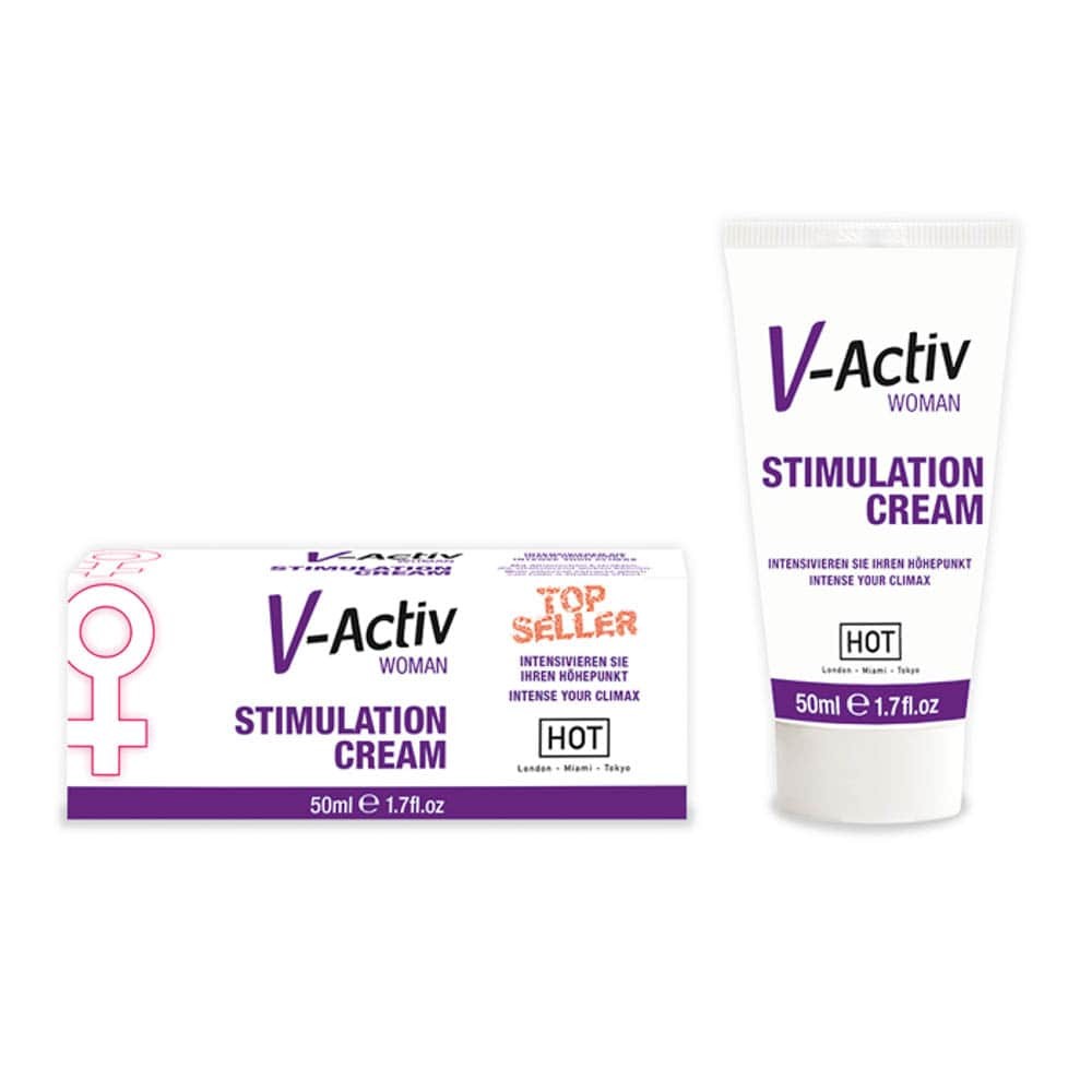 HOT V-Activ stimulation cream for women 50 ml - Serkentők - Vágyfokozók