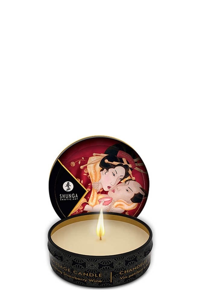 Mini Massage Candle 30ml/1oz Romance/Strawberry Spark.W. - Masszázsgyertyák és olajok