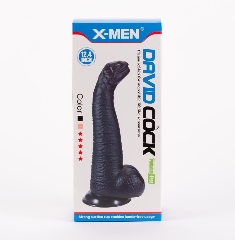 X-MEN David's 12.4" Cock Black I - Dongok - Dildók