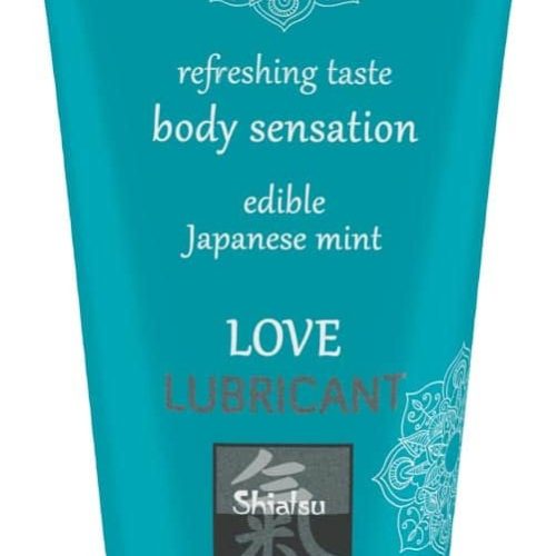 Love Lubricant edible - Japanese Mint 75ml - Vízbázisú síkosítók