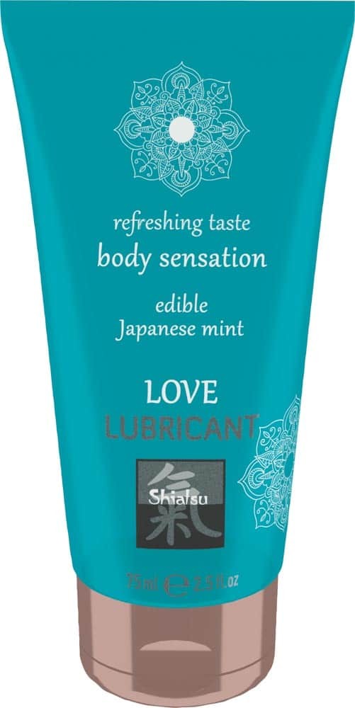 Love Lubricant edible - Japanese Mint 75ml - Vízbázisú síkosítók