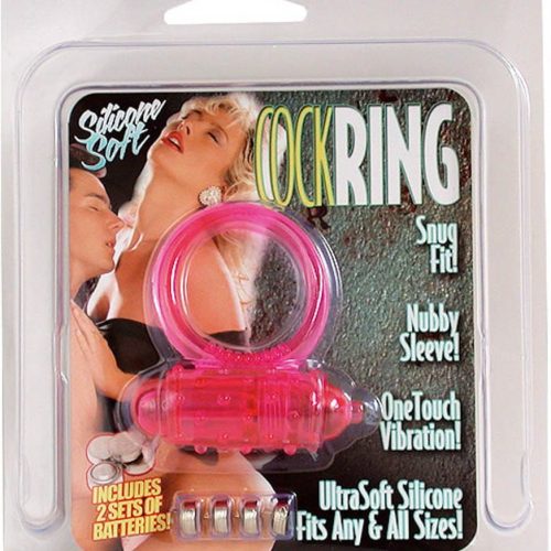 Vibrating Cockring Silicone Pink - Péniszgyűrűk - Mandzsetták