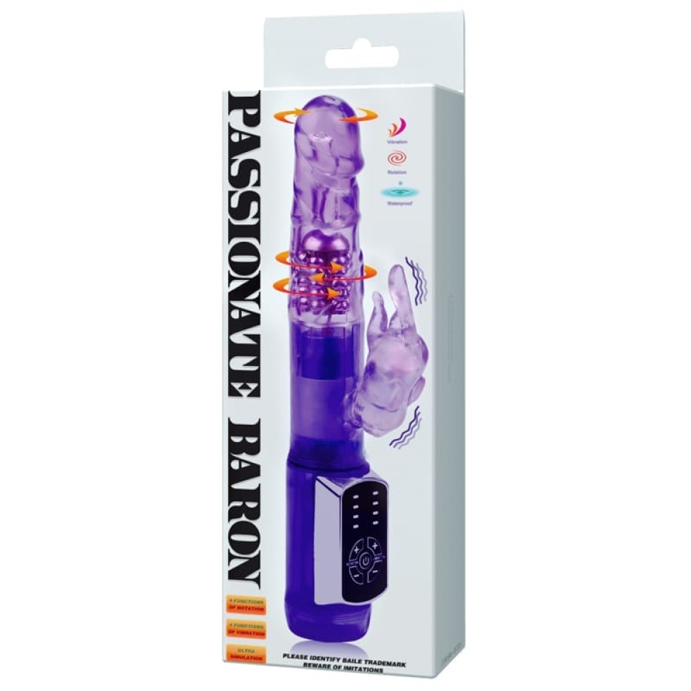 Passionate Baron Vibrator Purple - Nonfiguratív vibrátorok