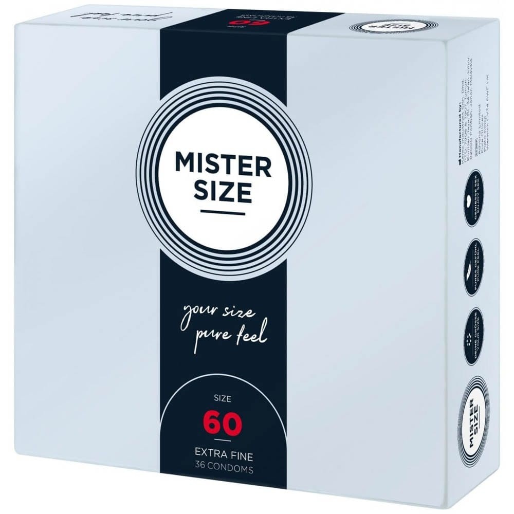 MISTER SIZE 60 mm Condoms 36 pieces - Óvszerek