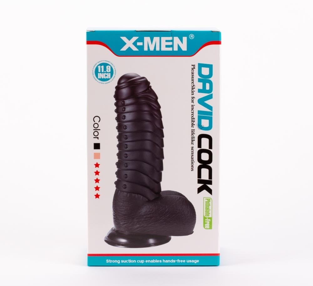 X-MEN David's 11.9" Cock Black - Dongok - Dildók