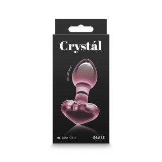 Crystal - Heart - Pink - Fenékdugók