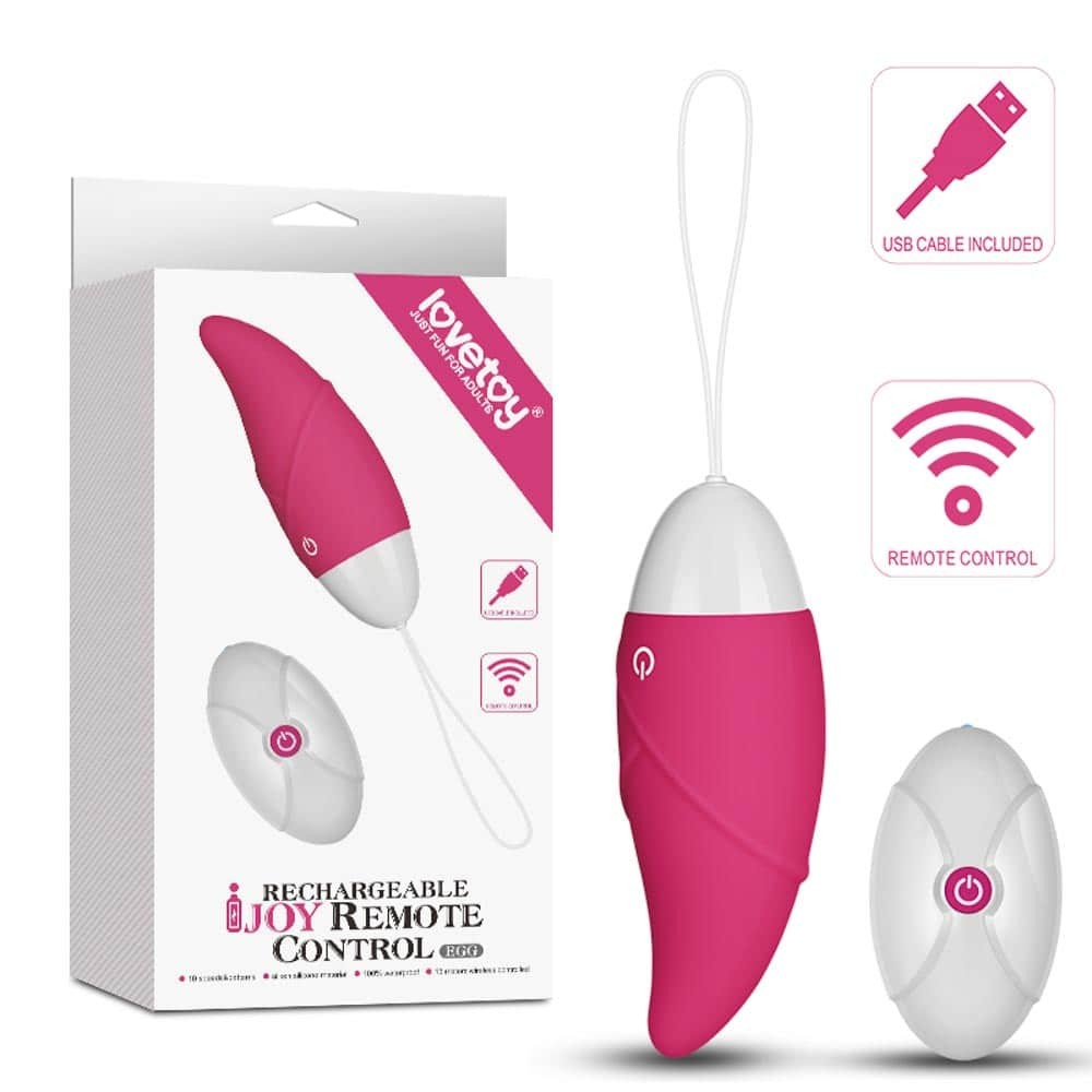 IJOY Wireless Remote Control Rechargeable Egg Pink 3 - Mini vibrátorok és tojások