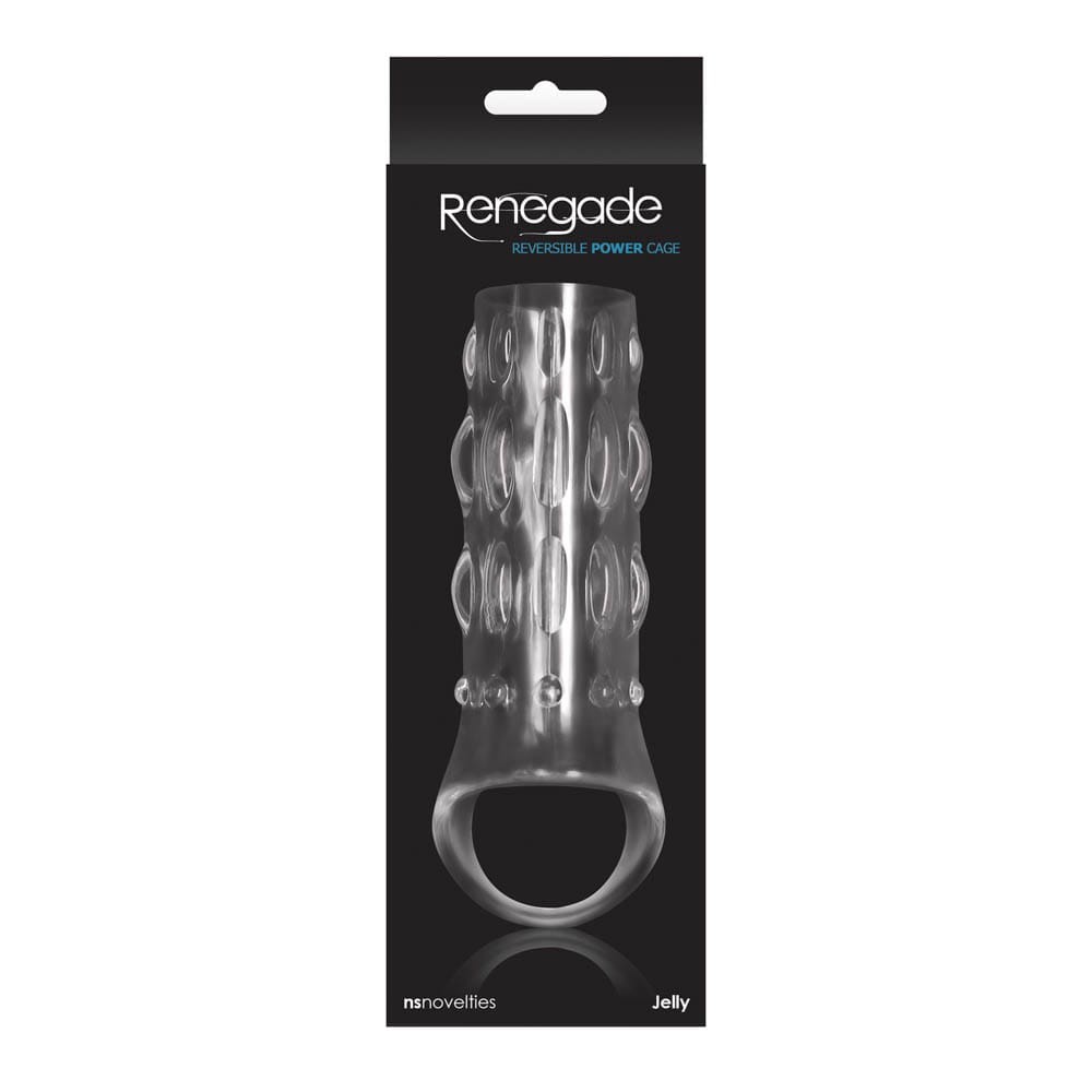 Renegade Reversible Power Cage Clear - Péniszgyűrűk - Mandzsetták