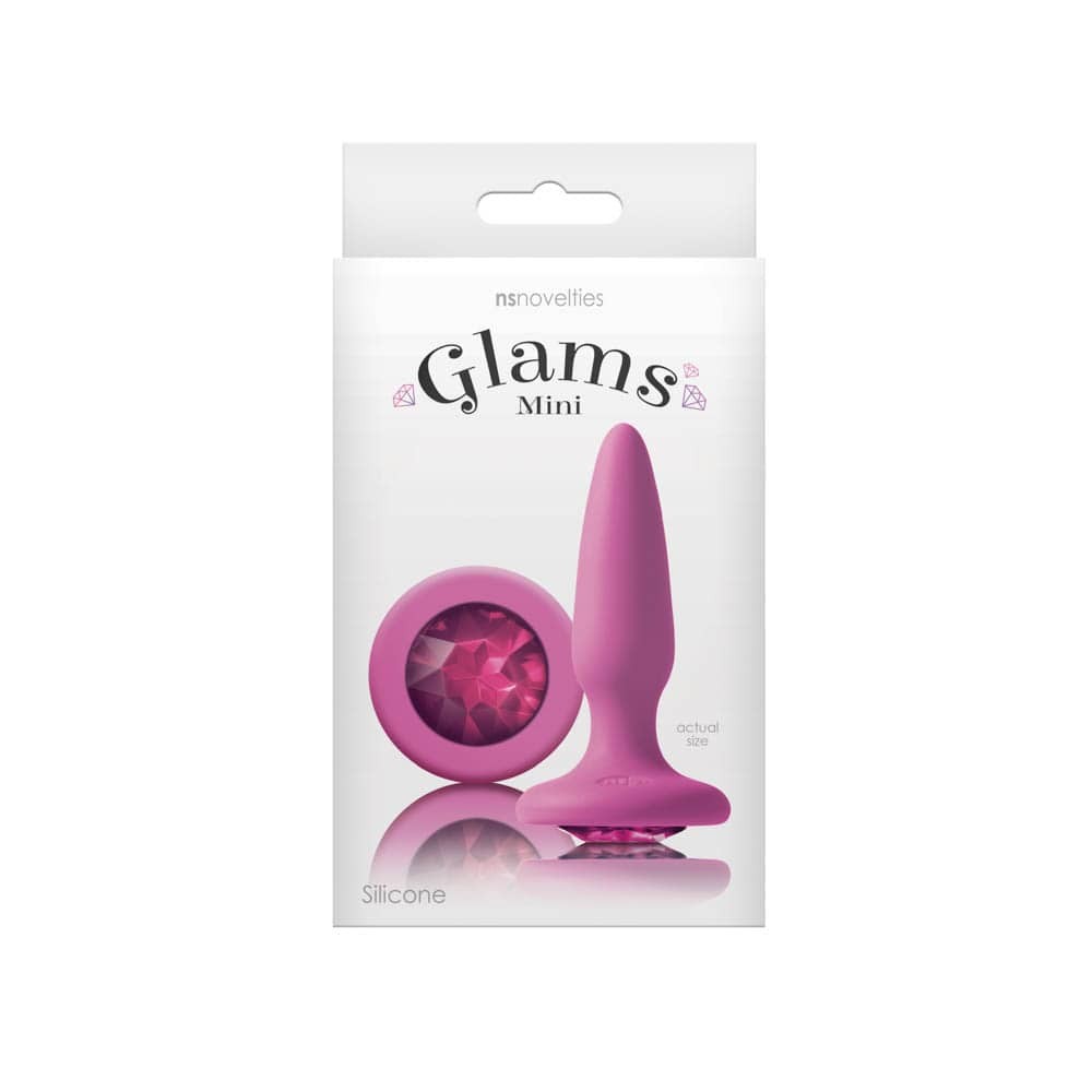 Glams Mini Pink Gem - Fenékdugók