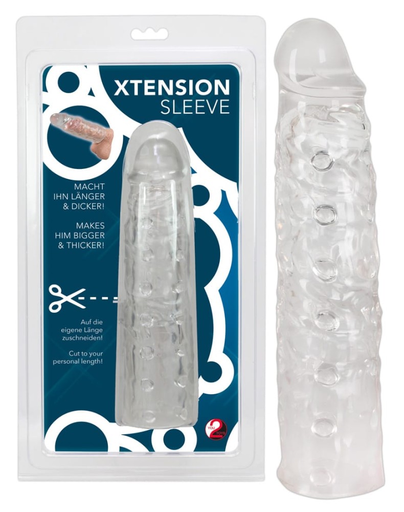 XTension Sleeve Transparent - Péniszköpenyek - Hosszabítók